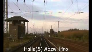 Führerstandsmitfahrt Ferropolis - Eisleben und zurück