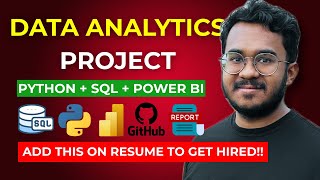 COMPLETE Data Analytics Portfolio Project in 6 EASY Steps | Python + SQL + Power BI
