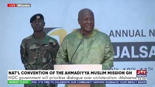 Mahama reassures citizens that his govt is focused on solving problems rather than assigning blame.