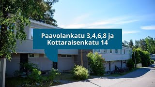 TVT Asunnot: Paavolankatu 3,4,6,8 ja Kottaraisenkatu 14