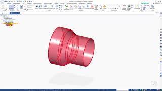 Solid Edge 2019 - Feature library to tube