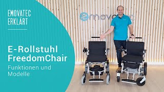 emovatec erklärt – E-Rollstuhl FreedomChair | Funktionen und Modelle