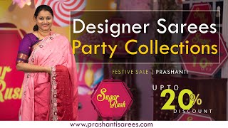 SRS upto 20% Off | Designer Sarees - DhiWa | Prashanti