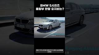 BMW 5시리즈 풀할부 한달 유지비는 얼마?