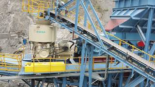 metso HP3 conecrusher commissioning 콘크라샤