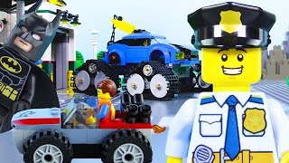 LEGO Vehicles Animation Kids, Experimental Batman, Police Cars, Trucks | Billy Bricks Compilations
