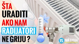 Hladni Radijatori - Kako Rijesiti Problem | How To Fix Cold Radiator