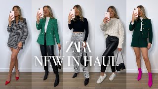 ZARA NEW IN WINTER TRY ON AND STYLING HAUL