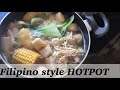 filipino style hotpot easy and yummy hotpot recipe shabu shabu