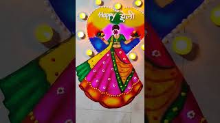 Beautiful Holi rangoli #rangoli #shortsfeed #viralvideo #holirangoli