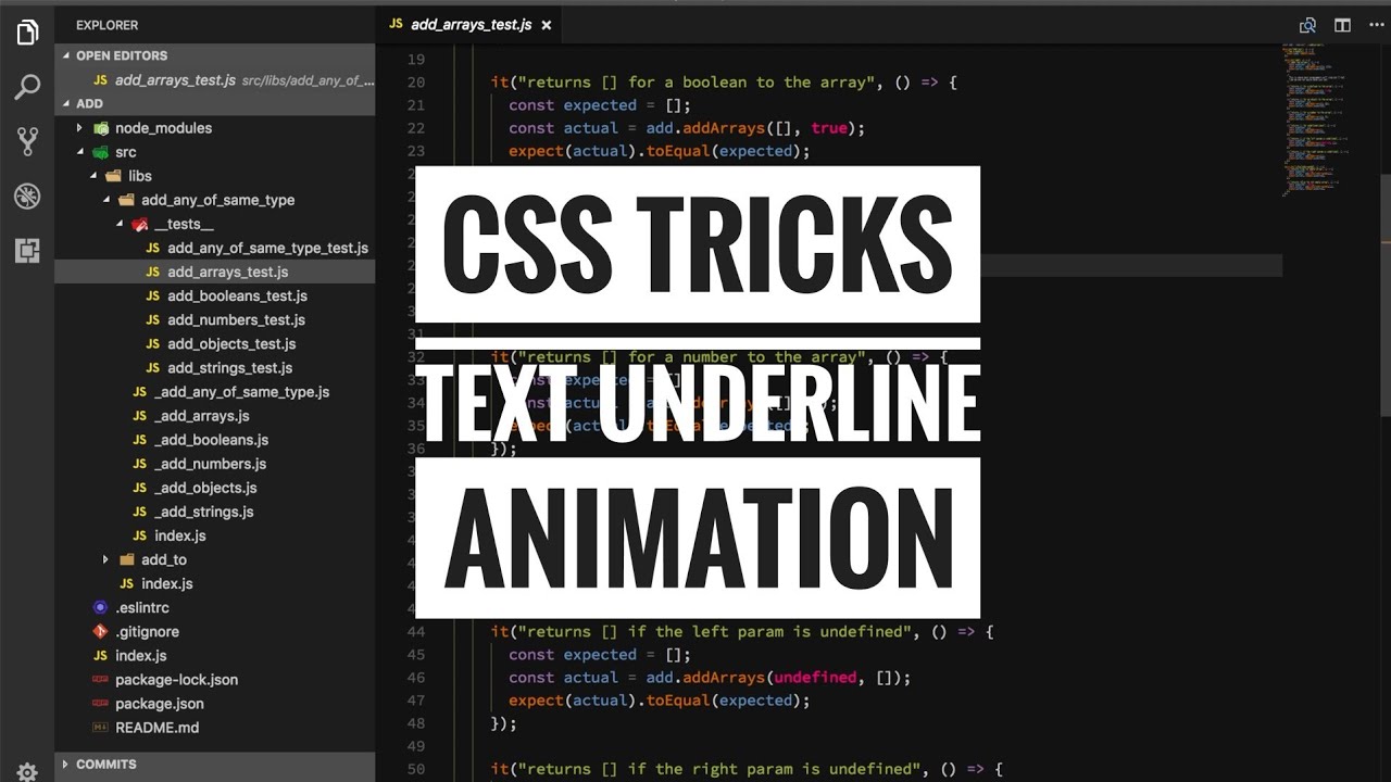 Css Tricks - Text Underline Animation - YouTube