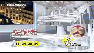 2015 08 28 Euro Millions Number and draw results