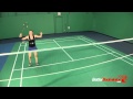 Badminton Footwork Lesson 22 - Drills With Shuttles For Backhand