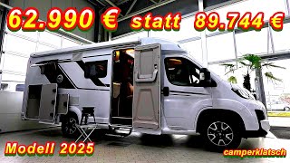 26,754 € DISCOUNT🔥MOBILES cheaper than VAN‼️under 7 m longitudinal beds 3.5 t Fiat Ducato 2025