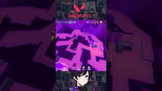 Valorant  1on5 clutch　ヴァロラント スーパープレイ　#valorant #新人vtuber