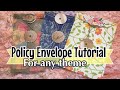 Policy Envelope Tutorial / GraphicStock| I'm A Cool Mom