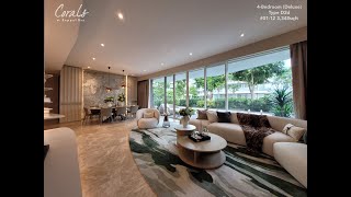 Corals at Keppel Bay 吉宝湾丽珊景 4-Bedroom (Deluxe) Type D2d 3,348sqft