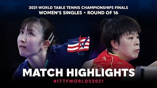 Hina Hayata vs Wang Yidi | 2021 World Table Tennis Championships Finals | WS | R16