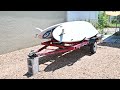 easy kayak and paddle board trailer