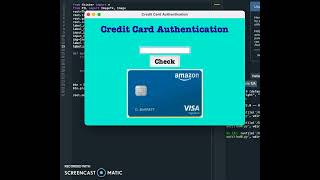 Python Codes For CREDIT CARD AUTHENTICATION