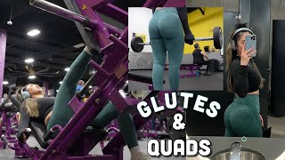 GLUTE AND QUAD WORKOUT AT PLANET FITNESS