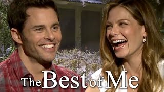 James Marsden & Michelle Monaghan Sing a Duet & Play Trivia - Best of Me Intervi