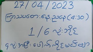 ကြာသပတေးညနေမိန်းကွက်ပေါက်ကြပါစေခင်ဗျာ