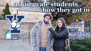 Asking Yale Students How They Got Into Yale | GPA, SAT/ACT, Extracurriculars & More!