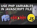 How to use PHP variables in JavaScript - Passing data from PHP to JavaScript without using AJAX