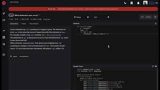 How to solve What dominates your array? Codewars 7 kyu