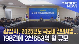 광양시, 2025년도 국도비 건의사업...198건에 2천653억 원 규모 (240130화/뉴스투데이)