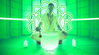 Opening Your Heart Chakra Sound Bath | 343Hz Frequency Singing Bowl and Tuning Fork (Anahata)