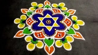 Karthigai Matham Special Sashti Pooja Rangoli Design/ New / Easy / Rangoli / Festival rangoli/Kolam