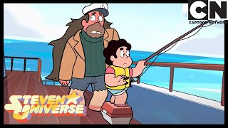 Lapis and Steven's Boat Trip | Alone at Sea | Steven Universe |  Cartoon Network