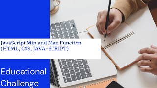 JavaScript Min and Max Function (HTML, CSS, JAVASCRIPT) #HTML #CSS #JAVASCRIPT