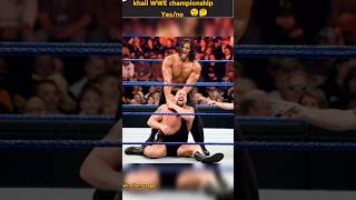 is the great khali wwe champion or not🤔😱|| WWE universe|| #shortvideo #wwe #thegreatkhali