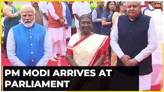 PM Modi Arrives In Parliament, Ambedkar Jayanti Celebrations, BJP Manifesto Unveiling | LS Polls