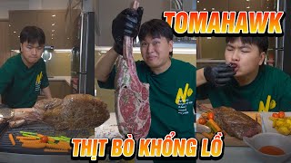 Miếng Thịt Bò Khổng Lồ - Mukbang Thịt Bò Tomahawk | Hải Đăng Review