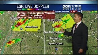 Severe T-Storm Warnings: Hampshire, Franklin, and Berkshire; Watch for all of WMass