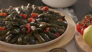 עלי גפן ממולאים - Stuffed Grape Leaves