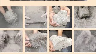 as ASMR editing sandment chunks dry water crumvle