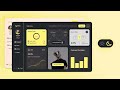 Modern & Responsive Dashboard Using HTML And CSS | Dark/Light Mode