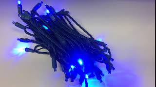 Pro-Grade® 5MM 50 LIGHT LED BLUE STROBE LIGHT STRINGS