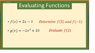 How to Evaluate Functions (Worked Examples)