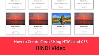 How to Create Cards Design Using HTML and CSS