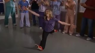 Sarah Chalke Doing The Splits Compilation