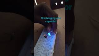 Discharging of a capacitor