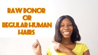 How to identify original raw donor hairs and regular human hair|| what you should know