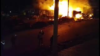 Keumbu Market in Kisii County Is On  Fire