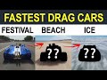 FASTEST DRAG Car In EVERY Drag Event In Forza Horizon 4 l Quarter Mile, Half Mile, Beach & More!